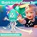Mity rain Electric Dancing Octopus Toys with Auto-Avoidance - Crawling & Dancing Baby Toy with LED Lights, Music, Fishing Rod & USB Charging, Perfect Sensory Toy for Tummy Time & Toddler Play (Green)
