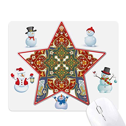 Tapis de souris famille bonhomme de neige, idée cadeau de Noël