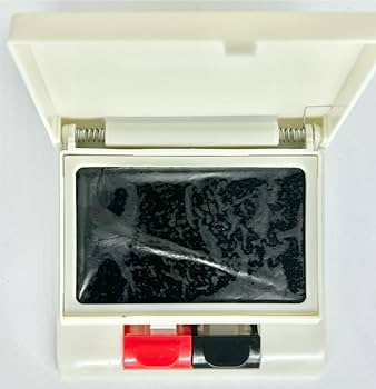 花瓶と朱肉印池 花瓶と朱肉印池