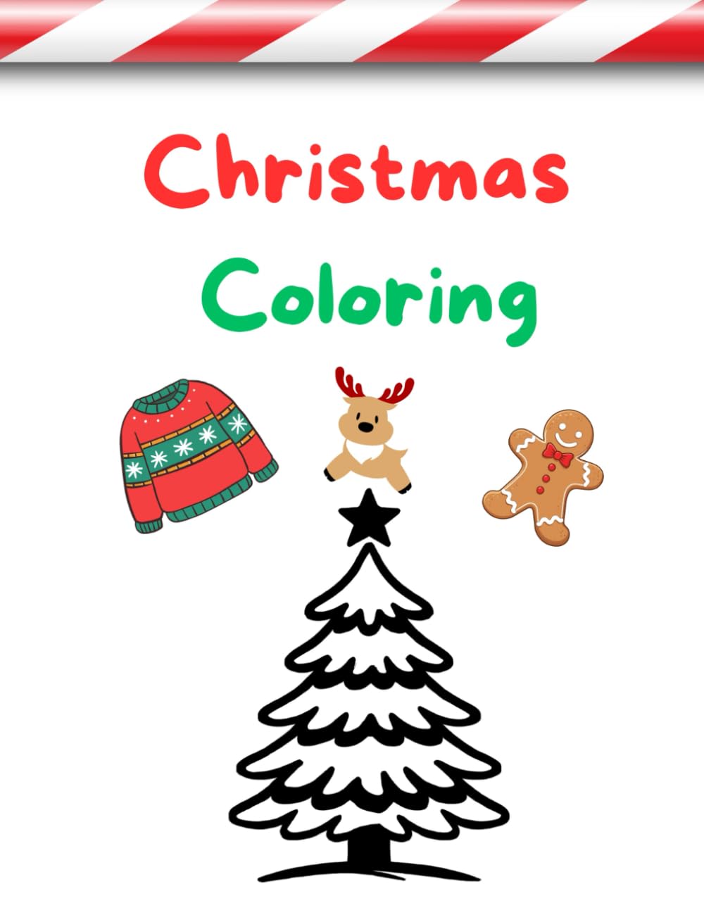 Simple Christmas Coloring Book