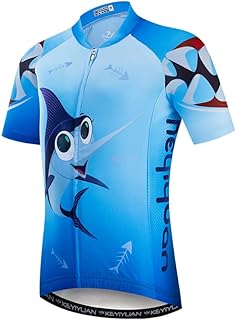 Cycling Jersey Kids Bicycle Top Children Bike MTB Shirt Boy Girl Mountain Road Clothing Racing Riding Clothes Cycle Biking Biker Uniform Blue S