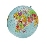 deutsche Beschriftung Unbekannt Politischer Globus Wasserball, deutsch, Durchmesser 40cm