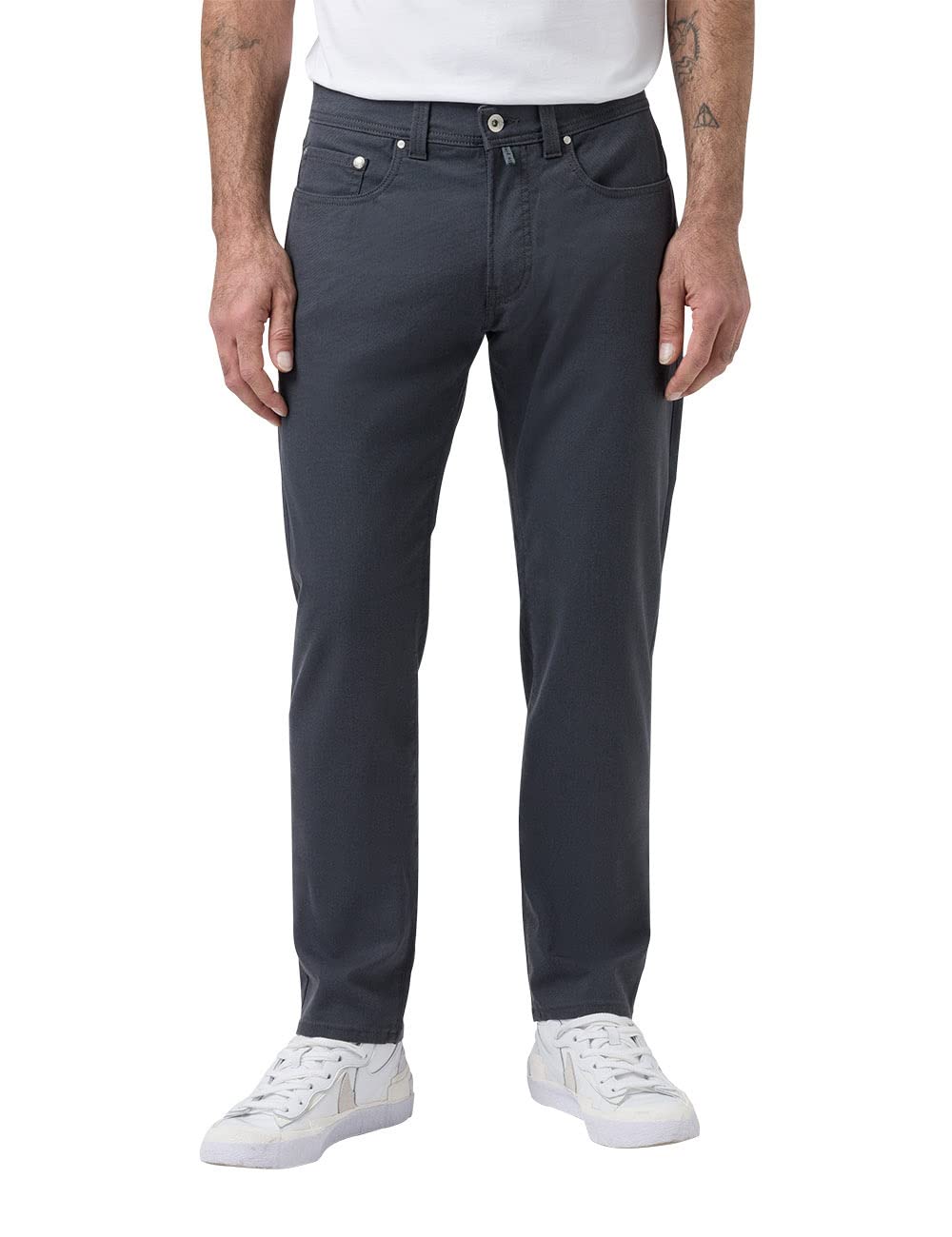 Pierre Cardin Herren Freizeithose Futureflex Lyon | Männer Hose | Tapered Fit | Magnet 4200 9315 | 33W - 36L