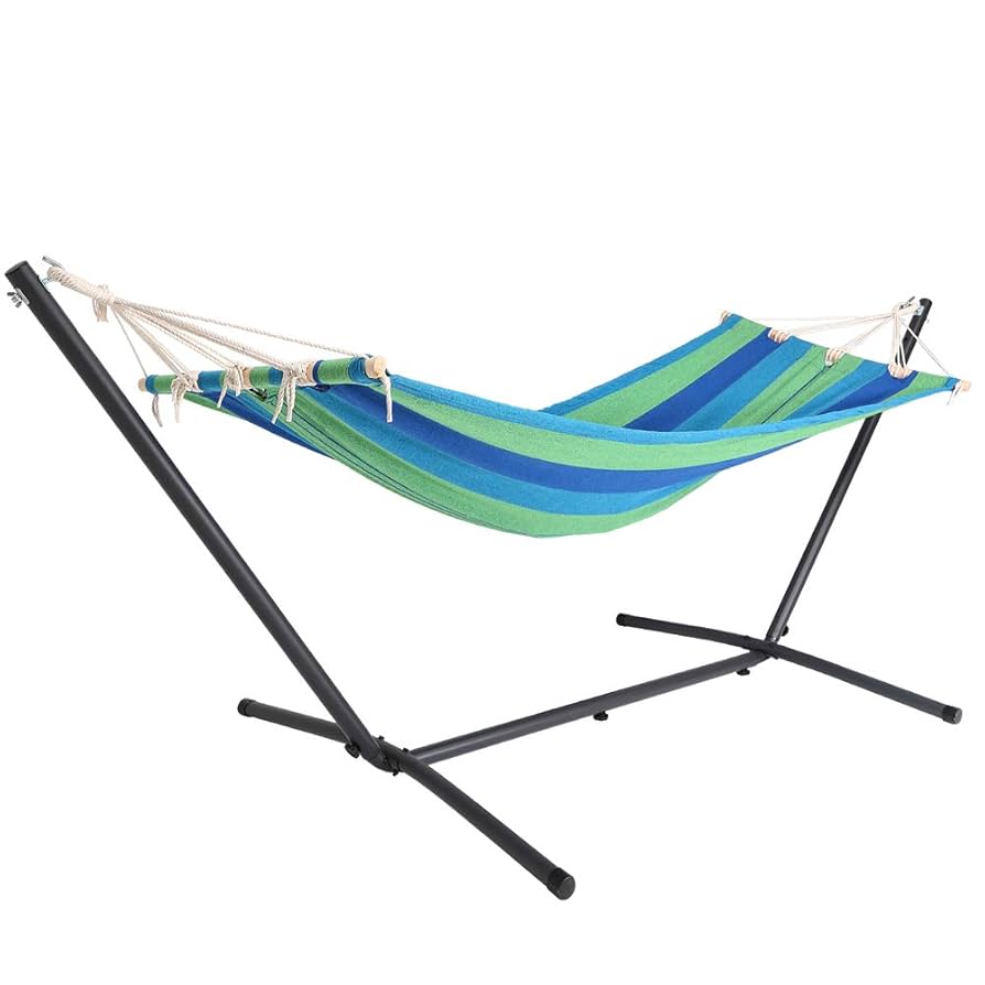 JMW PB hammock 40d 280×130 Cider Blue DETEX® Hammock with frame