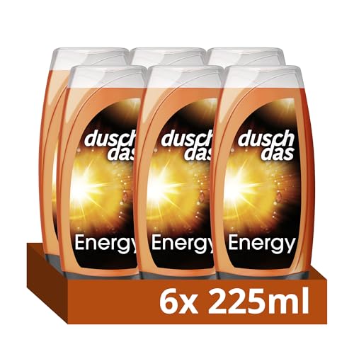 Duschdas 3-in-1 Duschgel & Shampoo Energy Duschbad mit belebend-intensiver Duftformel sorgt für einen erfrischenden Start in den Tag 6x 225 ml