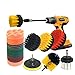 Produktbild JOQINEER 22-teiliges Bohrerbürstenaufsatz-Reinigungsset mit verlängerter Länge für Badezimmer, Dusche, Auto-Reinigungsset, WC-Schrubber, Fliesenschrubber, Ecken, Haushalt Küche