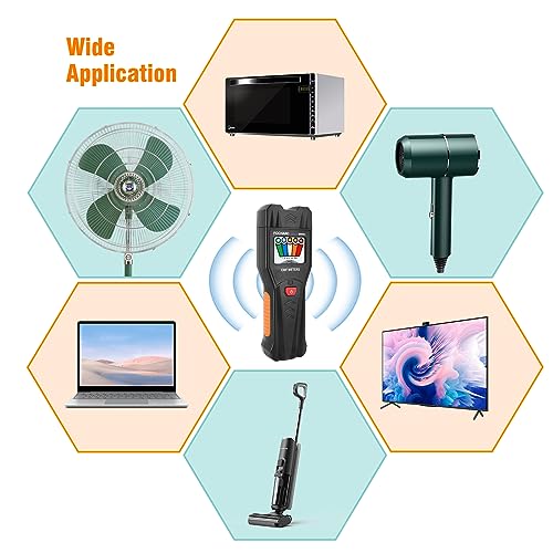 FOCHANC Medidor de Emf com Detector de Campo Magnético de 5 Leds, Testador de Equipamento de Caça Fa