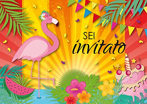 Edition Colibri 6 divertenti inviti (biglietti piegati) per la festa di compleanno di un bambino al cinema