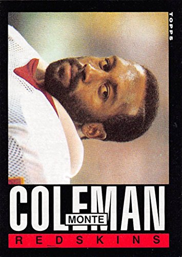 1985 Topps #179 Monte Coleman Washington Rookie Football Card - Sportscard Superstore