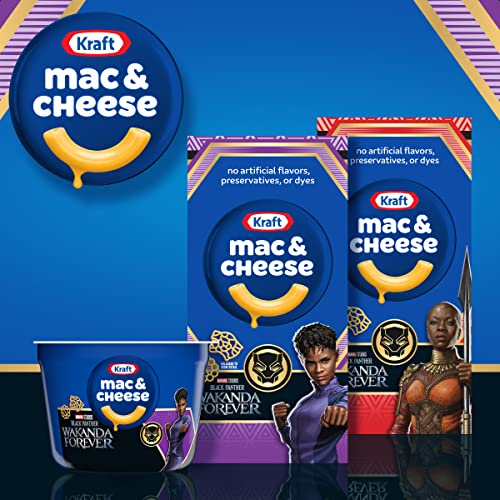 Kraft Macaroni & Cheese Dinner Black Panther: Wakanda Forever (5.5 Oz Box) #TOP5