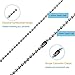 TI-EDC Pure Titanium Bead Ball Chain Necklace, Jewelry Chain Adjustable with Gift Package for Men and Women (3.0mm Bead-30in Length)