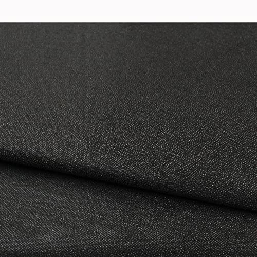 Miniatura 6 de Jpstraps Tela Termoadhesiva Entretela Fliselina Fusible De Una Cara Interfaz No Tejida Para Manualidades, Costura, Bricolaje, Patchwork, Reparación, Dobladillo, Acolchado Negro, 100cm X 100cm