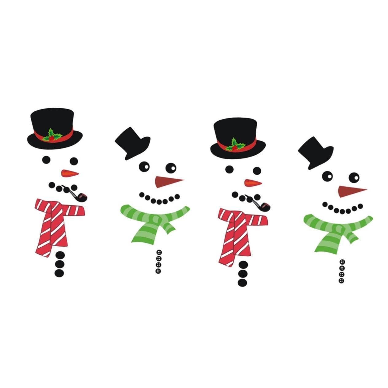 Muñeco de PVC navideño STOBAZA para decorar salones familiares y cocinas