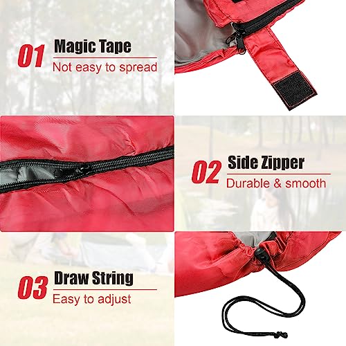 Youyijia Lightweight Backpacking Sleeping Bag for Adults & Kids - Waterproof & Comfortable - Ideal for Spring, Summer, Fall - Perfect for Hiking, Traveling, Camping - Image 6