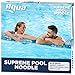Aqua OversizedÂ Inflatable Pool NoodleÂ â€“ Single â€“ Soft Mesh Jumbo Noodle Pool Float â€“ Blue/White Fern