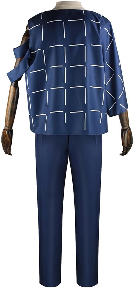 Blue Cosplay Costume Outfit Full Set Halloween Uniform Suit - Image 3