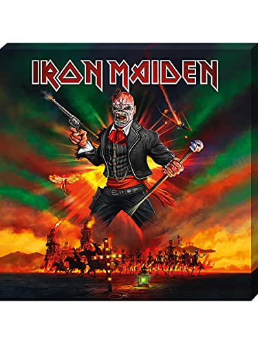 Image of Pyramid International Iron Maiden Canvas Print - 40 x 40cm