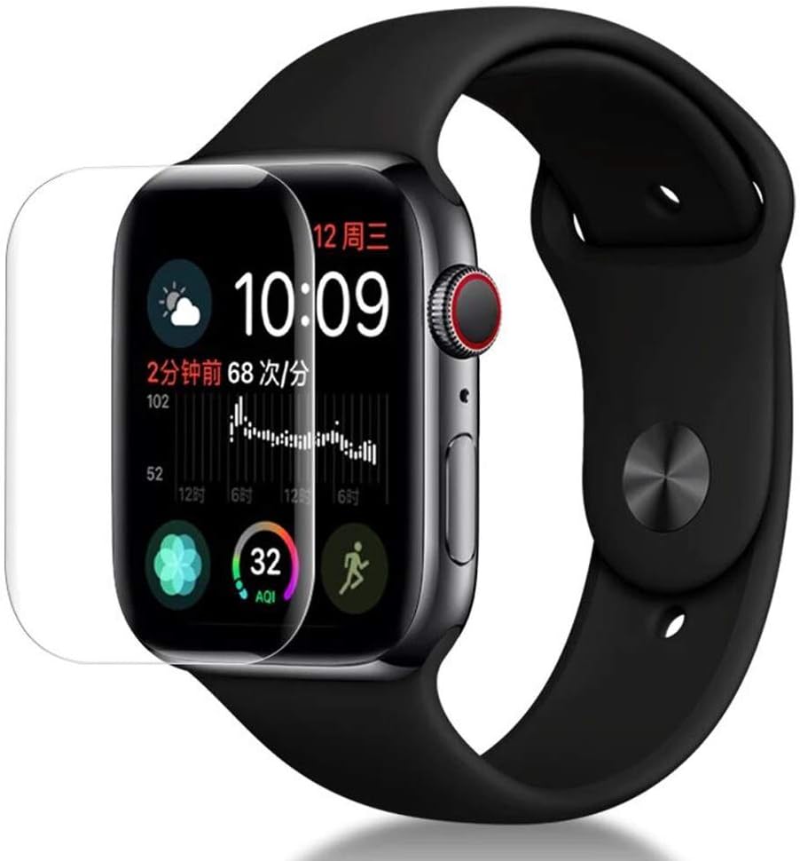 Sakula Apple Watch Screen Protector Hydrated Film Full Coverage Designed for Apple Watch Series 4 40mm（2 Packs）