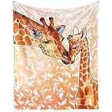 Homieblanket Giraffe Blanket for Boys Girls, Cute Giraffe Themed Design Printed Throw Blankets for Kids Lap, Chair Sofa, Warm Soft Cozy Blanket, 40'x 50'