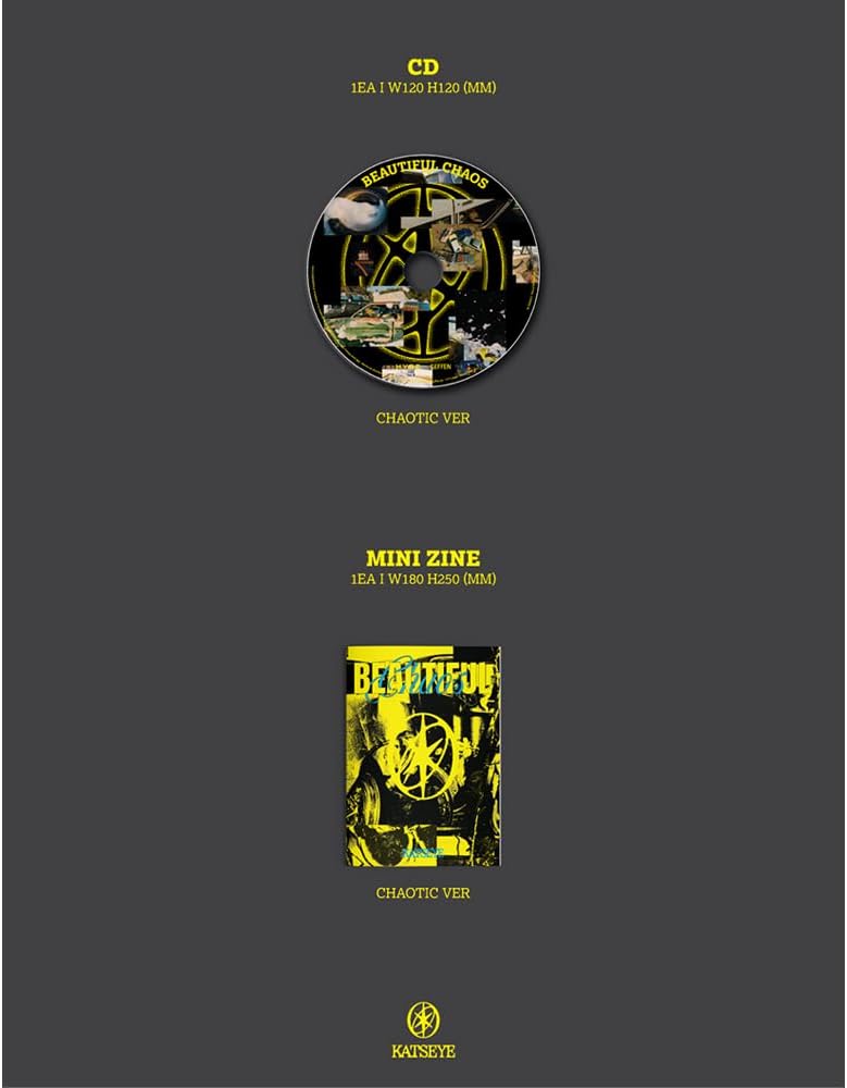 KATSEYE [BEAUTIFUL CHAOS 2nd EP Album](CHAOTIC ver.) + 3 Extra Photocards Set