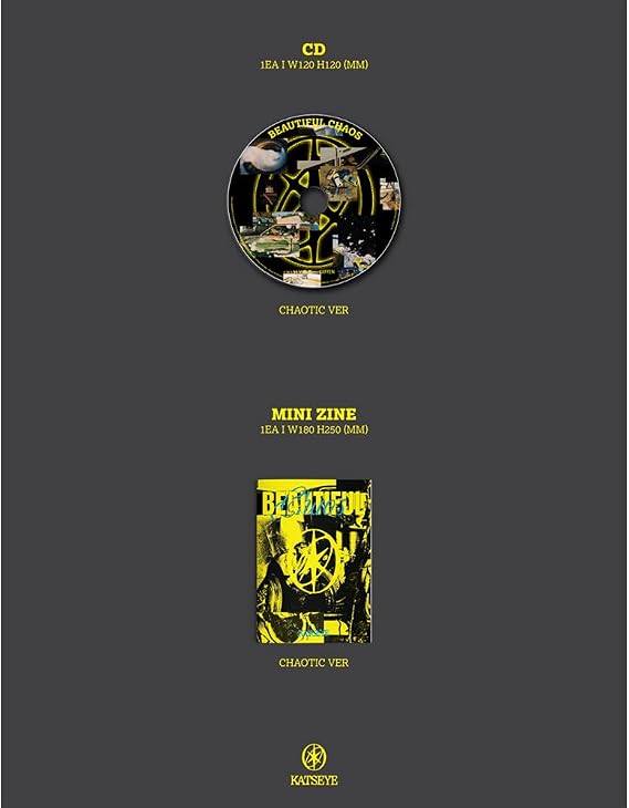 KATSEYE [BEAUTIFUL CHAOS 2nd EP Album](CHAOTIC ver.) + 3 Extra Photocards Set
