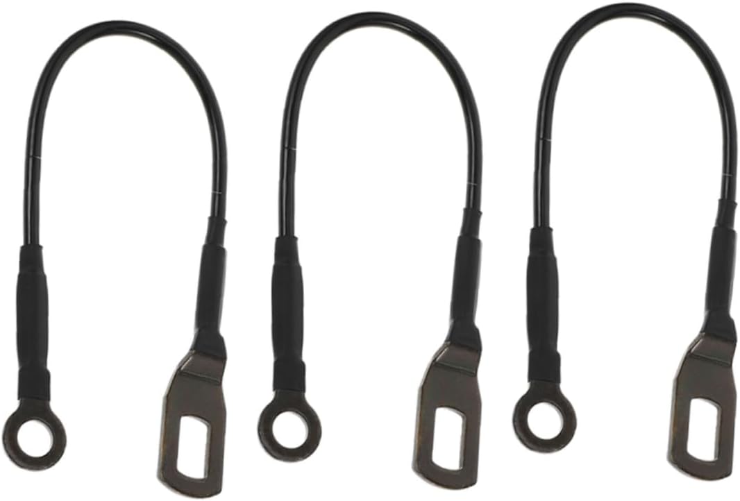Zerodeko 3pcs Tailgate Support Cables for Trucks Pickup Tailgate Straps High Tensile Strength Rear Cable Replacement for Cars and Suvs