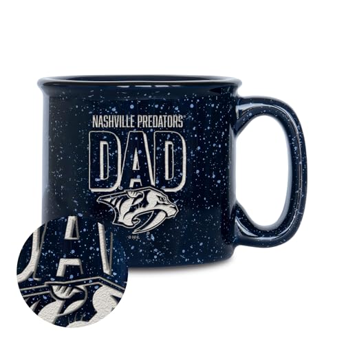 Rico Industries NHL Hockey Dad 12oz Laser Engraved Campfire Mug