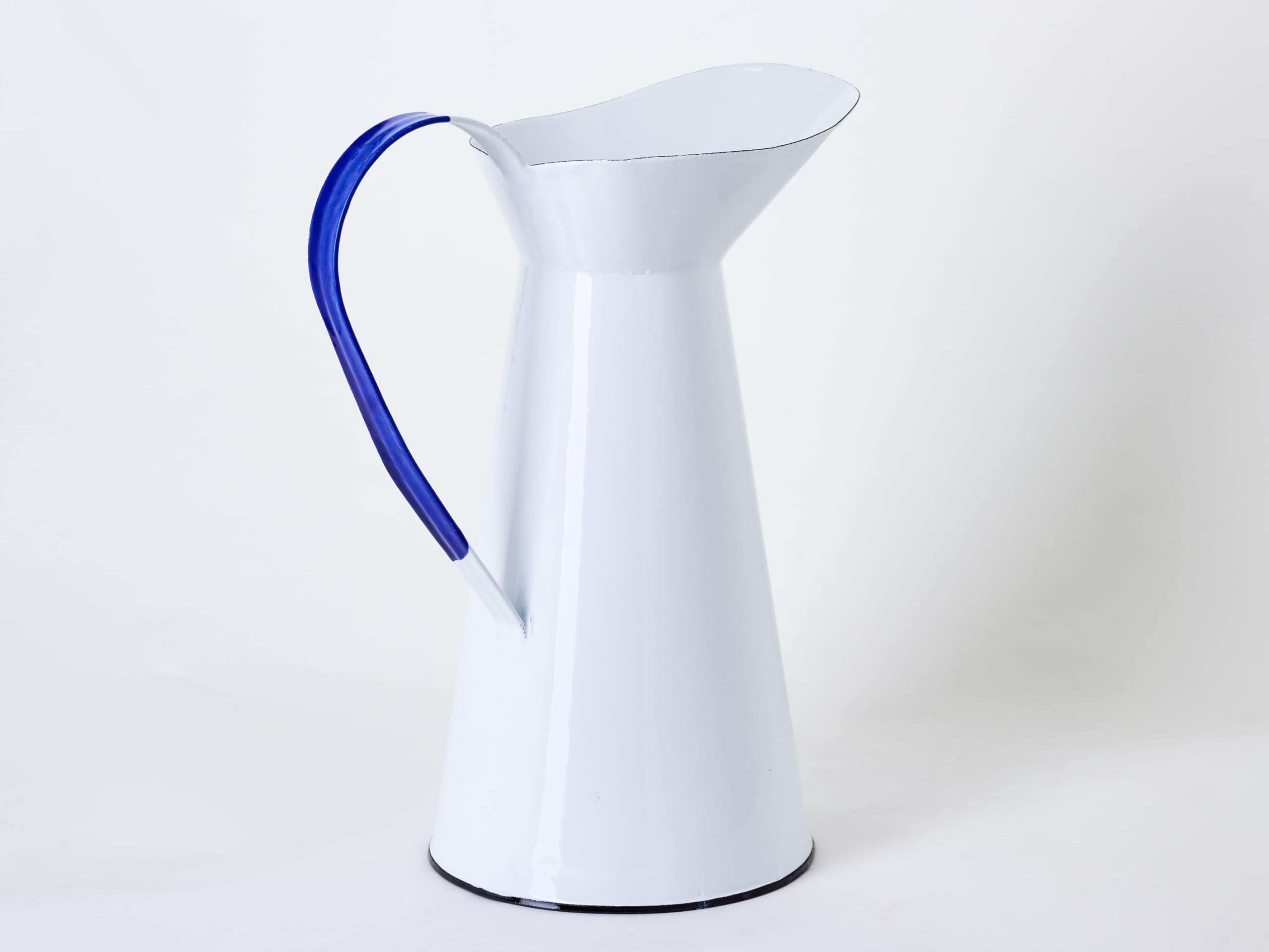 Ardosia Bassine Émaillée sur Pied avec Cruche Vintage 81 cm