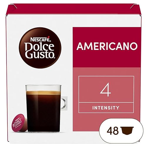 NESCAFÉ DOLCE GUSTO Americano Caffè Lungo, 3 Confezioni da 16 Capsule (48 Capsule Compatibili Nescafé Dolce Gusto)