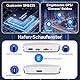 CarlinKit Android 13 AIBOX UHD 6225: unterstützt Wireless CarPlay & Android Auto, mit 8GB RAM und 128GB ROM und HDMI-Ausgang, Flexible Vernetzung, genießen Sie Verschiedene Apps wie YouTube/Netflix