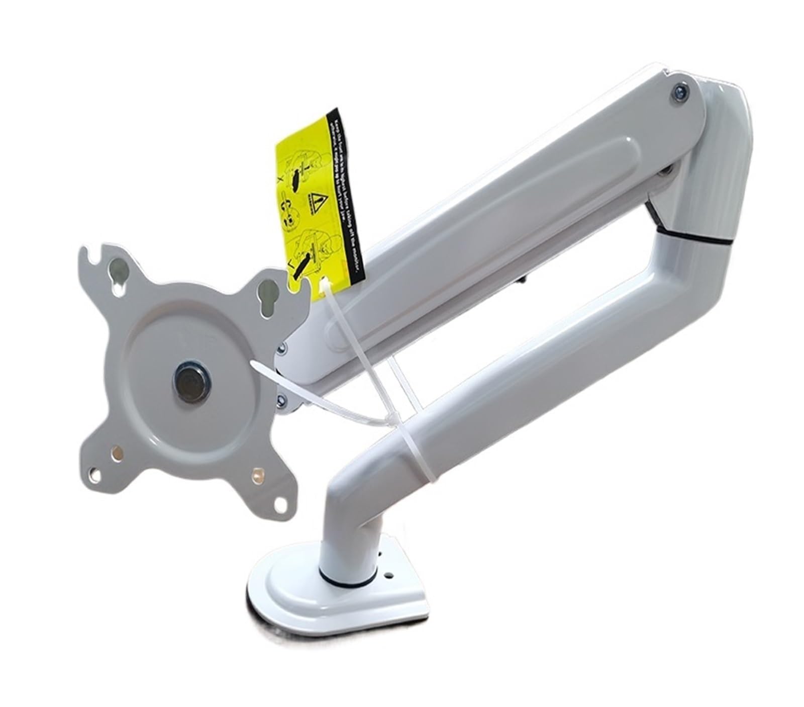 Support moniteur de bureau GC08-12 blanc inclinaison et rotation écran LCD de 13 à 27 pouces