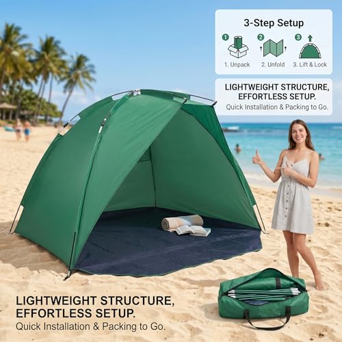 Tienda de campaña de playa para parejas ideal para tardes de relax y camping exterior 3