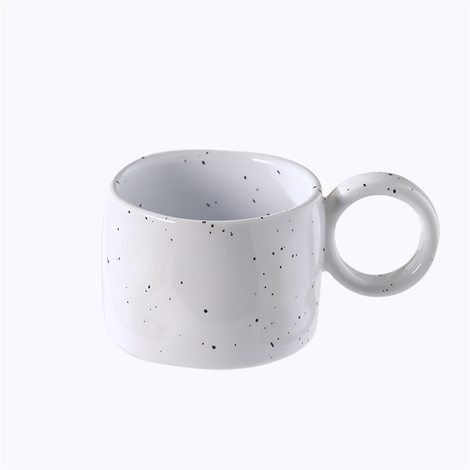 Taza de café de cerámica blanca de 300ml ideal para el desayuno en casa