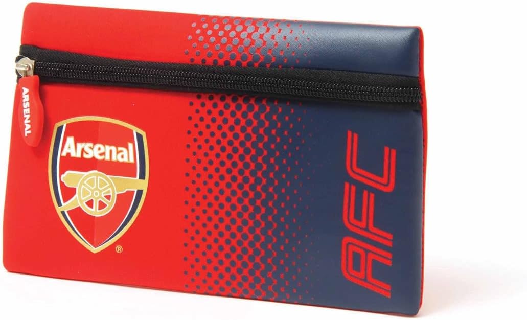 F.C. Pencil Case Official Merchandise, Red, Zip up
