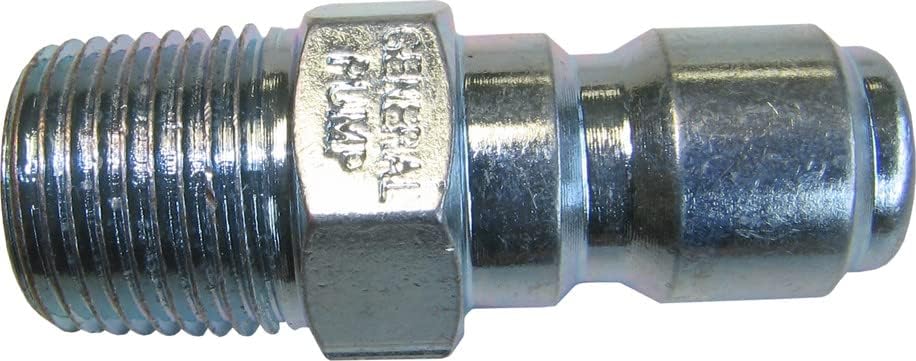 Stealth Pressure Washer Quick Coupler, Male Plug, 3/8 in. MNPT, Steel