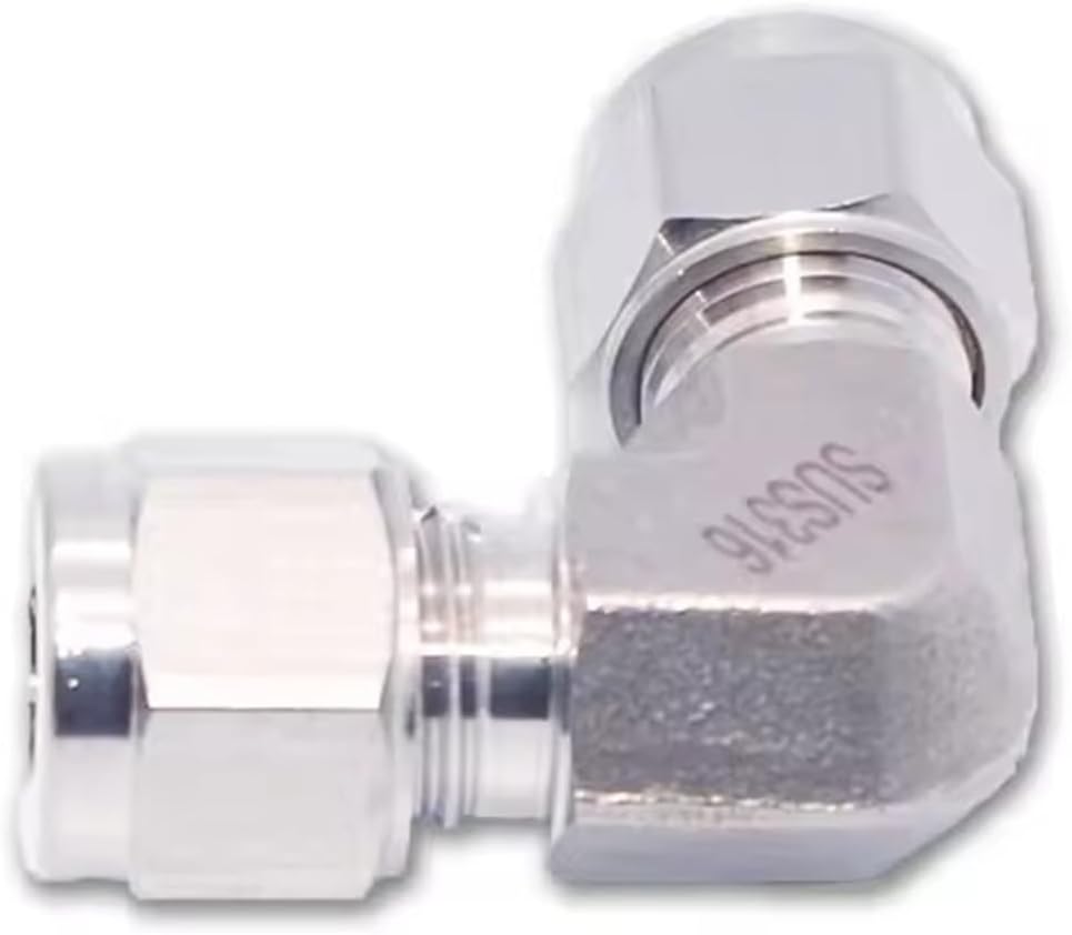 1/4in Tube to1/4in NPT/PT Female pipe female elbow for instrument compression fittings with double ferrule(FE-0604N)