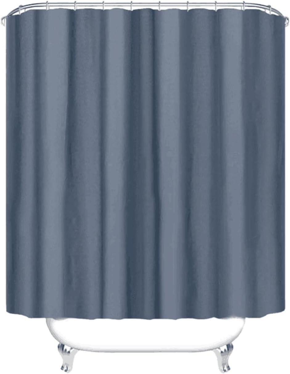 Shower Curtain, 65x87in-165x220cm/WxL Water Repellent, Machine Washable Shower Curtain Hotel Luxury Decorative Shower Curtains for Bathroom Fabric Shower Curtain Liner with 12 Hooks - Light blue