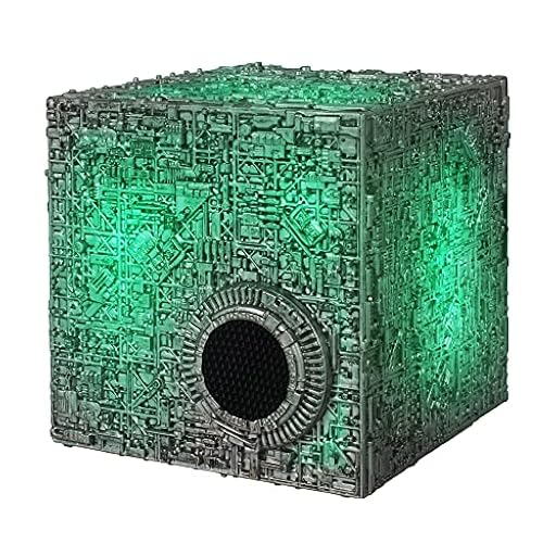 Star Trek Borg Cube - Altavoz Bluetooth con iluminación verde, efectos de sonido y citas Borg - Memorabilia, regalos, gadgets, coleccionables para los fans de Star Trek | Ya disponible en tu tienda friki favorita! En mundofriki.es! Star Trek Borg Cube - Altavoz Bluetooth con iluminación verde, efectos de sonido y citas Borg - Memorabilia, regalos, gadgets, coleccionables para los fans de Star Trek | Ya disponible en tu tienda friki favorita! En mundofriki.es!