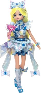 Takara Tomy Licca-chan Doll Secret Eyeprint Miku x Tsubasa-chan Dress-up Pretend Play Toy for Ages 6 and Up