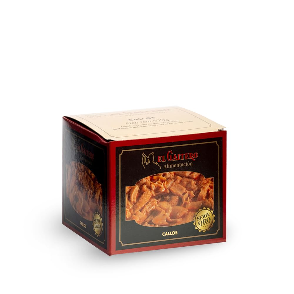 El Gaitero - Callos Serie Oro | Sabor Intenso Ligeramente Picante | Textura Suave | Conservación a Temperatura Ambiente | 6 Latas de 610gr
