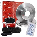 ORIGINAL TRW BREMSSCHEIBEN + TRW BREMSBELÄGE VORNE BREMSENKIT KOMPLETTSATZ BREMSEN VORDERACHSE