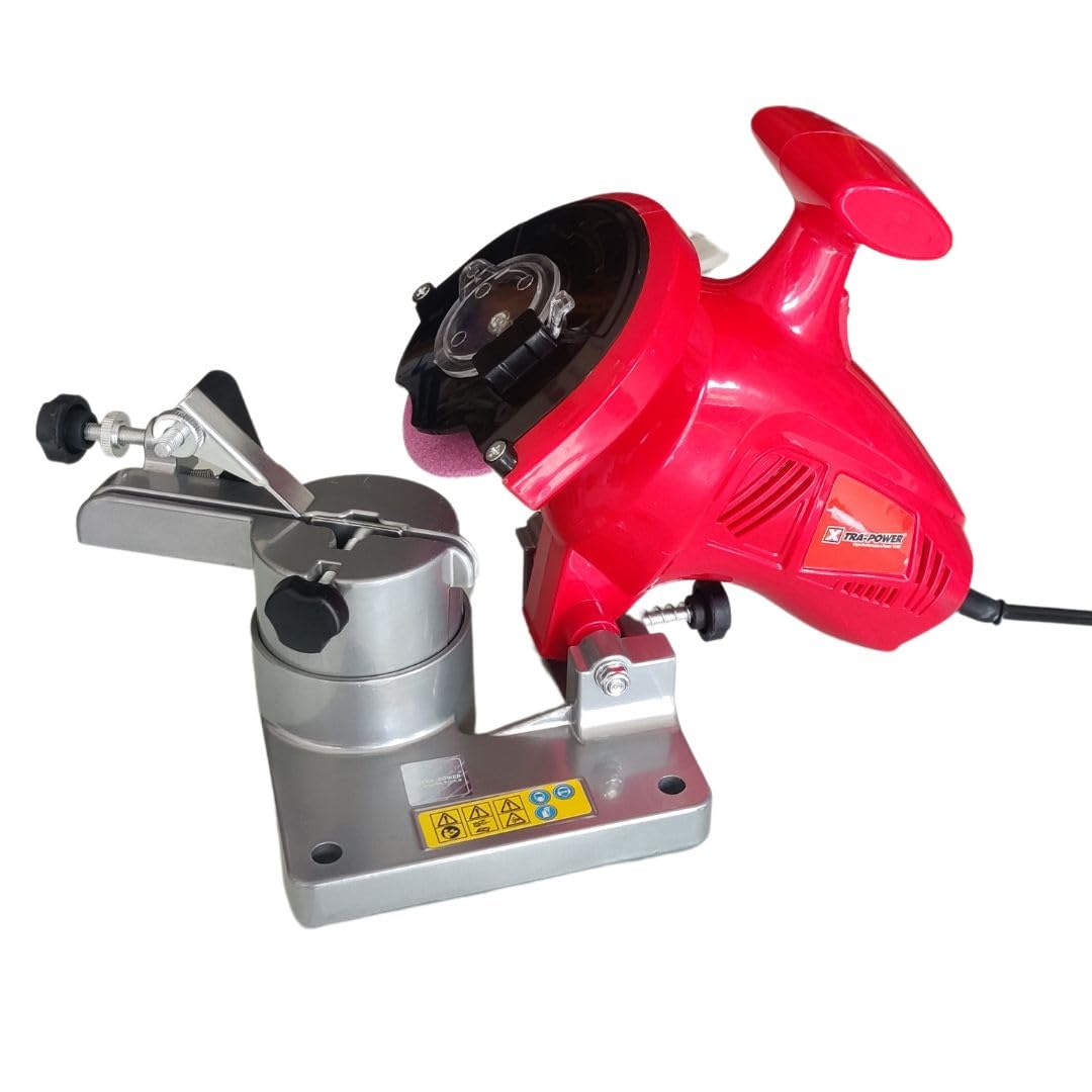 Xtra Power XPT-471 Chain Saw Grinder 300 Watt Red Color-image-9