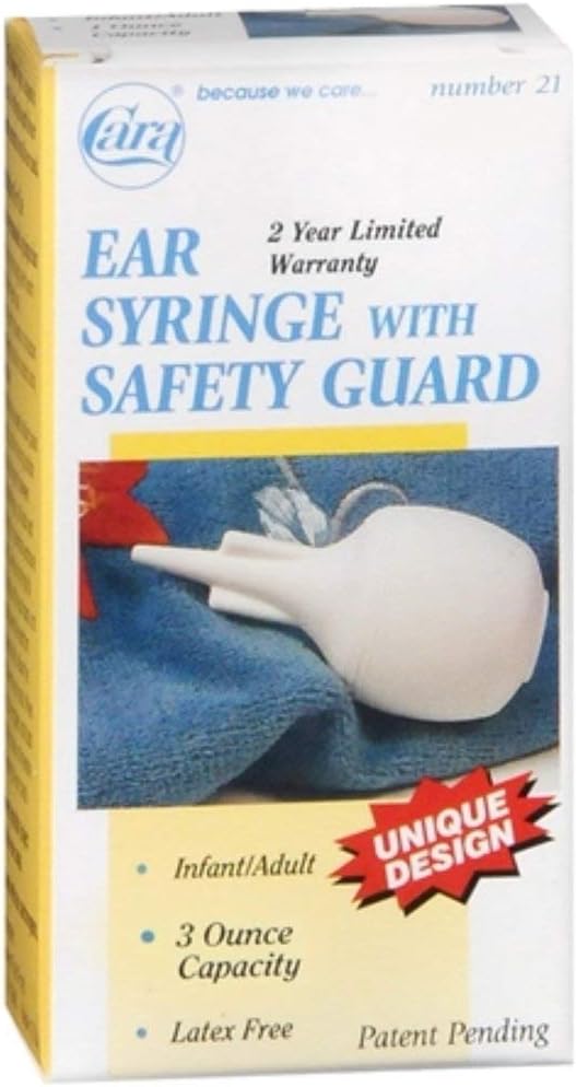 Ear Syringe CARA 21 Size: 3 OZ : Health & Household