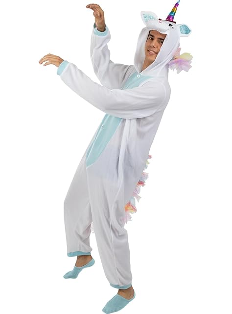 Funidelia - Disfraz de unicornio azul onesie para hombre y mujer Originales & Divertidos