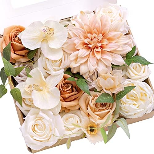 Buy Ling's moment Sunflowers Artificial Flowers Combo Box Set Rustic