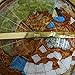 Unique Art 36-Inch by 13-Inch Floor Standing Amberlite Ocean Gemstone World Globe with Gold Tripod