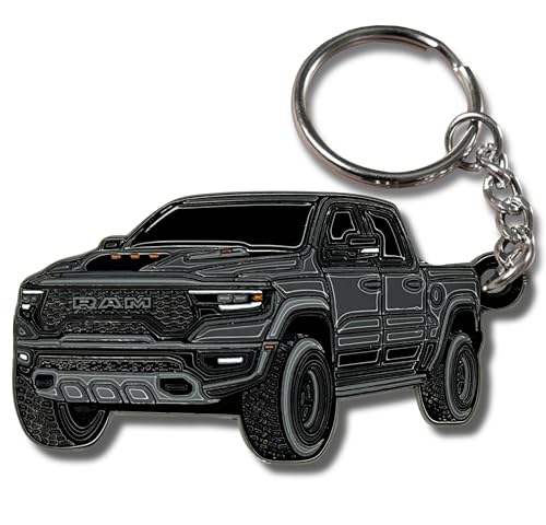 Jeep Keychain Genuine Leather - Officially Licensed Key Chain Wrangler Gladiator Cherokee Jeep Accessories