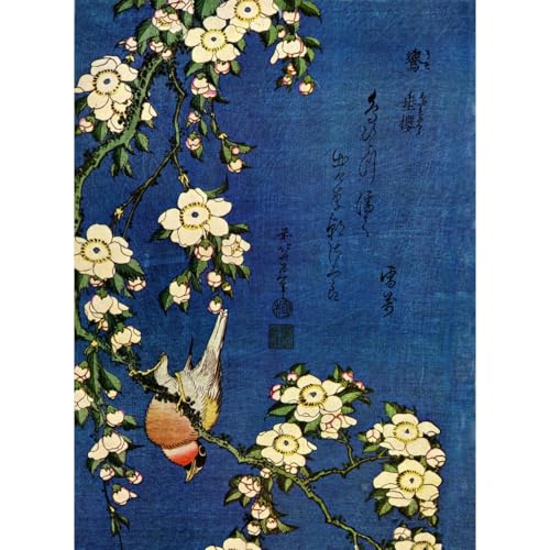 Toile enroulée Hokusai de grand format pour une décoration d'exception