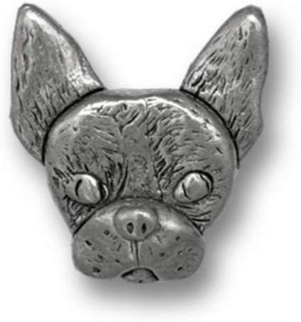 Pewter Boston Terrier Lapel Pin by The Magic Zoo