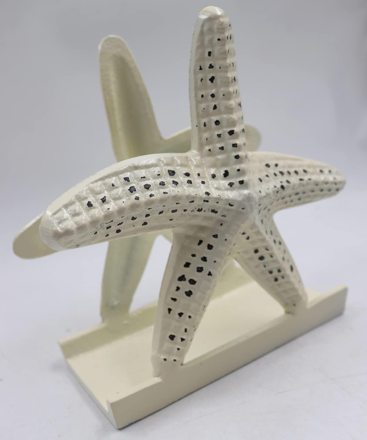 Nautical Starfish Lunch/Dinner/Metal/Kitchen Napkin/Beverage Cocktail/Ocean/Napkin Holder Distress Ivory & Nautical Starfish Lunch/Dinner/Metal/Kitchen Napkin/Beverage Cocktail/Ocean/Napkin Holder Dis